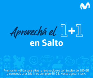 Aprovechá el 1+1 en Salto