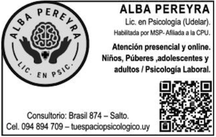 ALBA PEREYRA / Lic. en Psicología