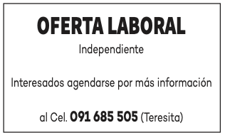 OFERTA LABORAL Independiente