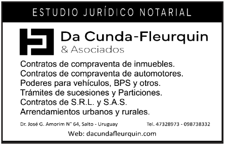 ESTUDIO JURIDICO NOTARIAL Da Cunda - Fleurquin