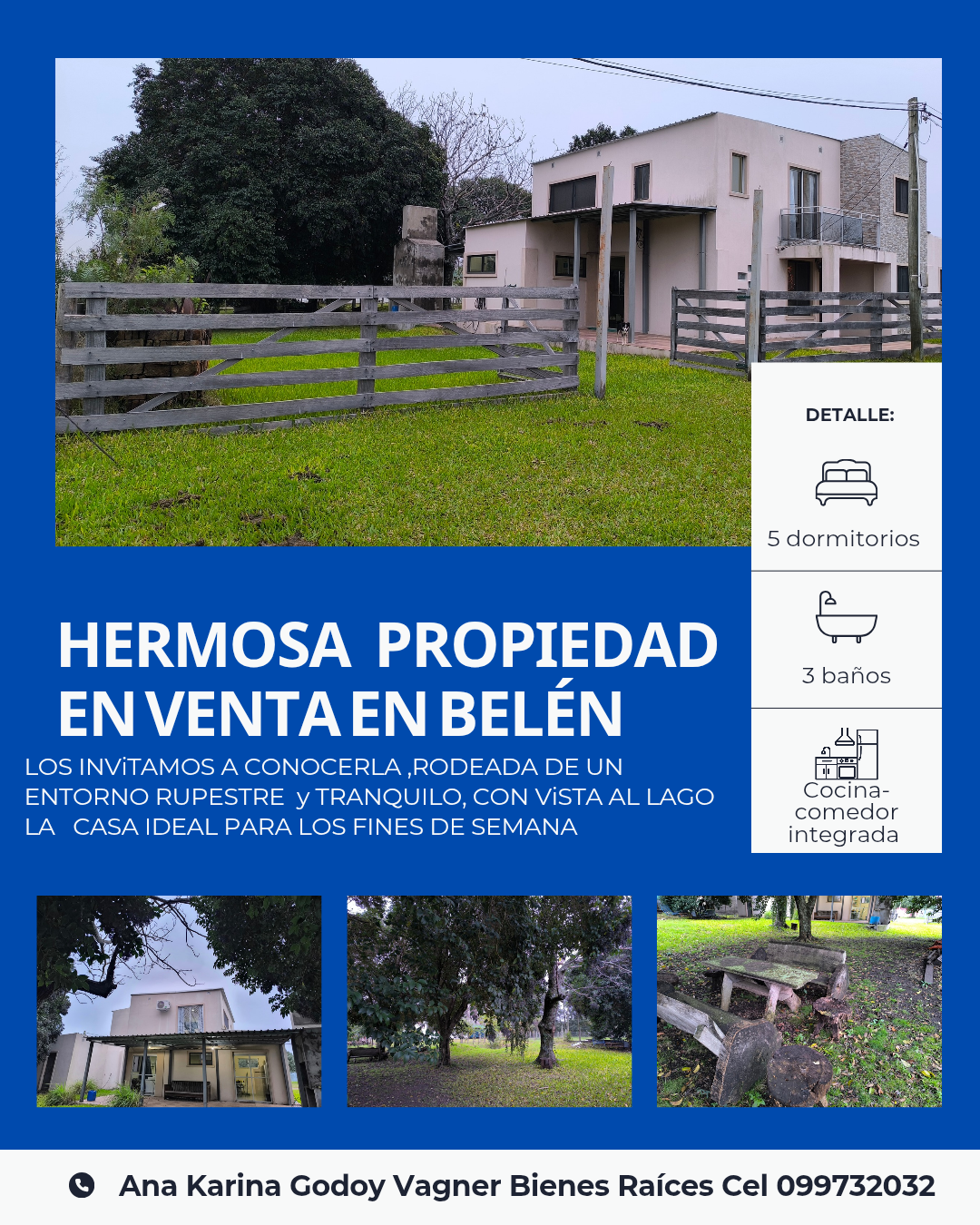 VENTA DE CASA TOTALMENTE AMUEBLADA EN LA LOCALIDAD DE BELEN,DEPARTAMENTO DE SALTO